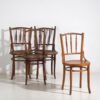 Antique Thonet bentwood chairs (c.1920). Set of 4 pieces #14 – Dining chairs (photo 9 of 40)
