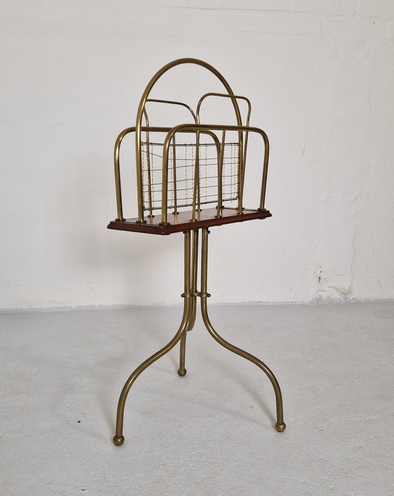 Image 1 of Antique super nice rotating magazine rack