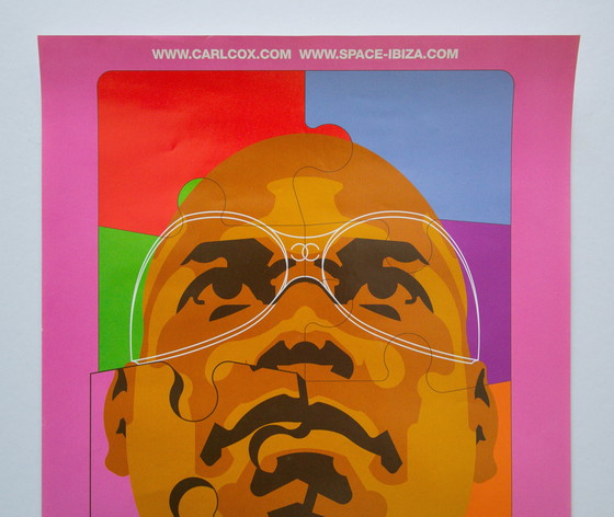 Image 1 of Origineel Vintage Carl Cox at Space/Ibiza 2005 / Uitstekende Staat / 59x32cm