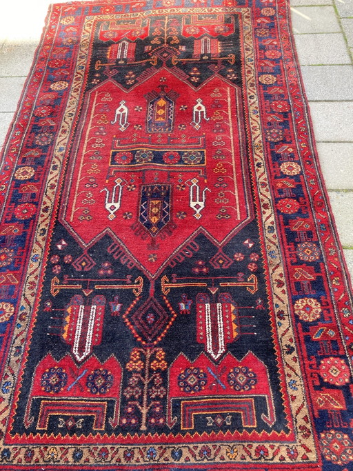 Tapis persan en laine noué à la main