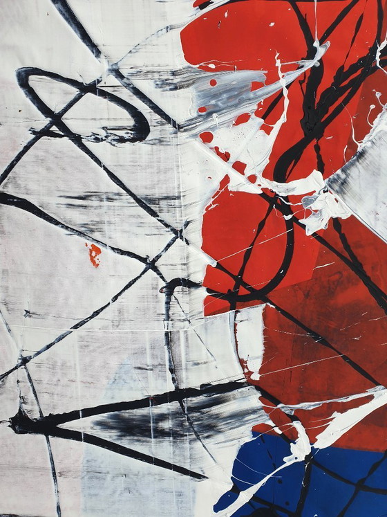 Image 1 of Jürgen Angeler - Red Flower - 215 x 150 cm