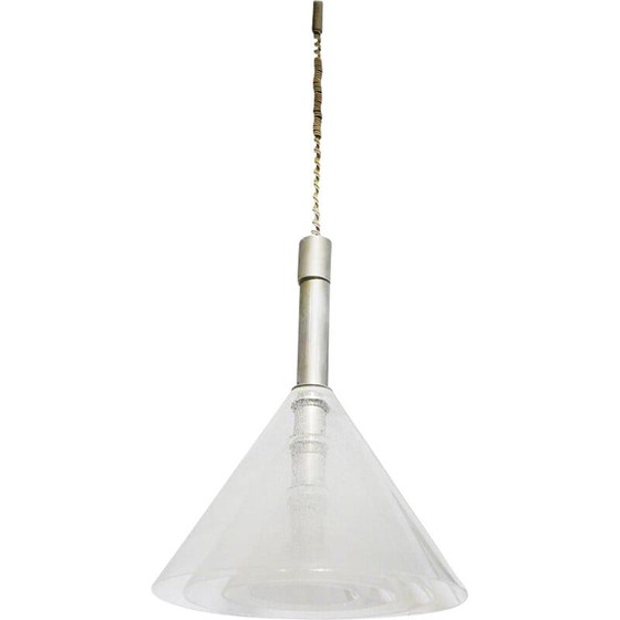 Image 1 of Vintage murano glass suspension by Carlo Nason for Mazzega, Italy 1965
