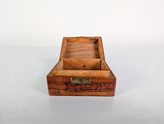 Image 1 of Vintage wooden box, jewelry box, jewelry case, gift