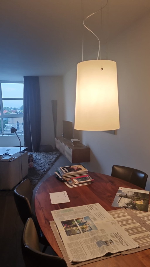 Pendant lamp Prandina Sera 3, milk glass