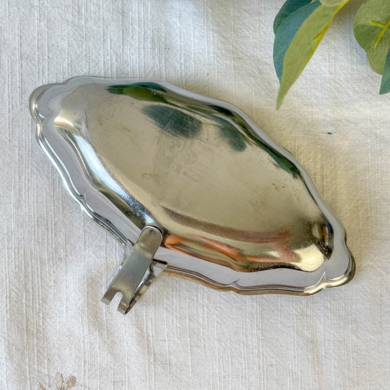 Vintage 70s Stainless Steel Gravy Boat – Crockery, Retro (photo 8 of 8)