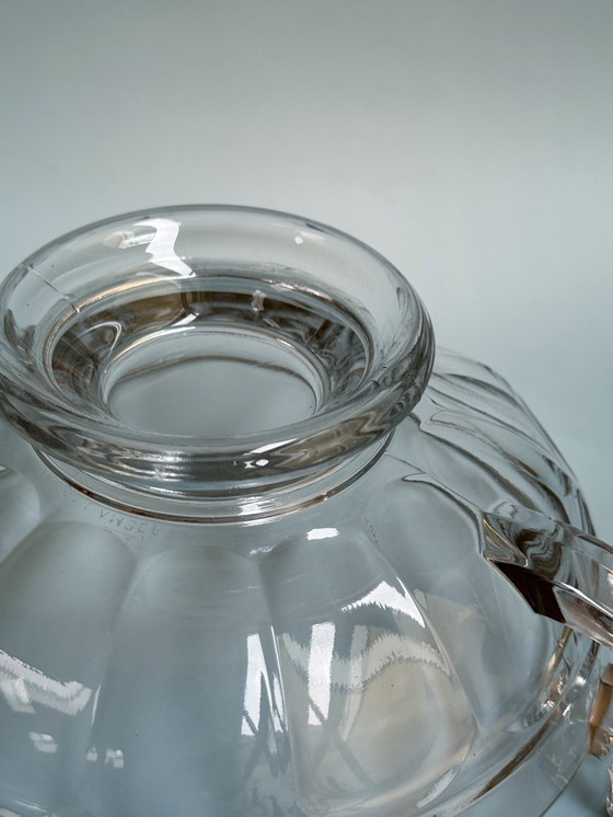 Image 1 of Val Saint Lambert - Bol Art Déco - Luxval - Décoration dorée