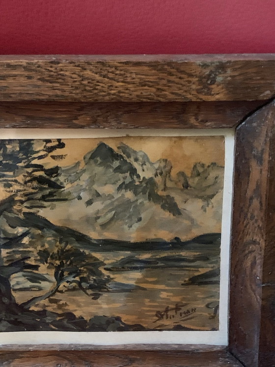 Curiosity: Early work by Provençal painter Georges Autran 1941-2025 – Paintings & Drawings, Paper, Wood (photo 4 of 15)