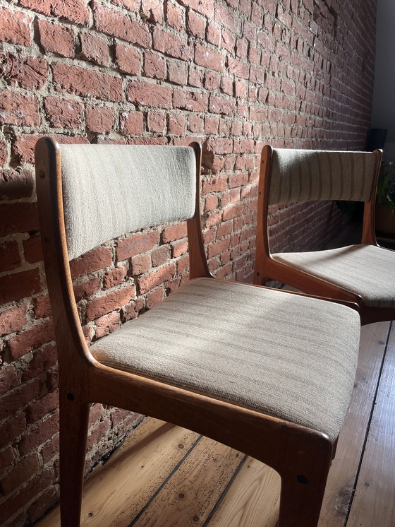 Image 1 of Vintage Deense stoelen van Vamdrup Stolefabrik - Mid Century Modern