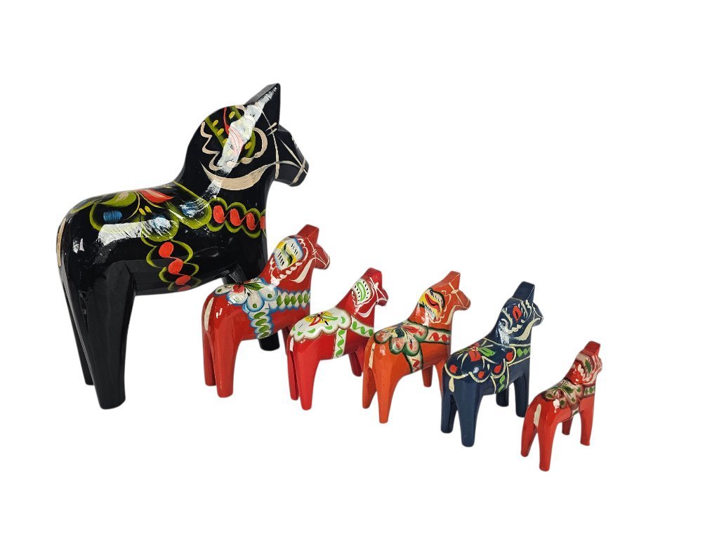 Dala Horse - Dalahastar - design Nils Olsson - Grannas A. Olsson
