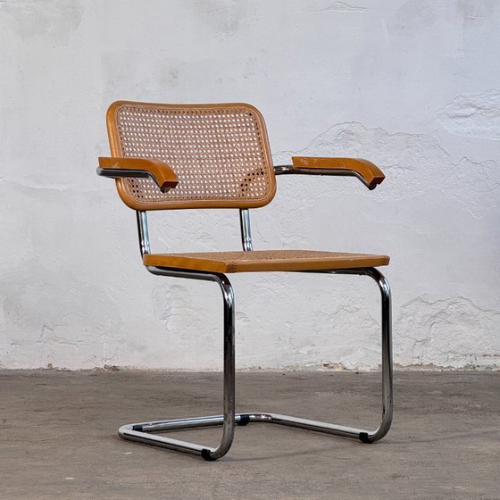 Image 1 of Marcel Breuer fauteuil in "Cesca"-stijl, 1980