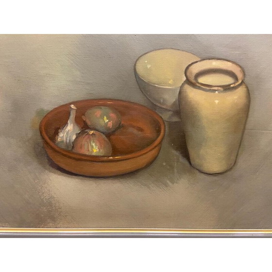 Image 1 of Vintage oil on panel "Still life"