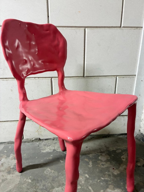 Maarten Baas, Clay Dining Chair Pink, Signed 2021 – Eetkamerstoelen, Metal (photo 6 of 7)