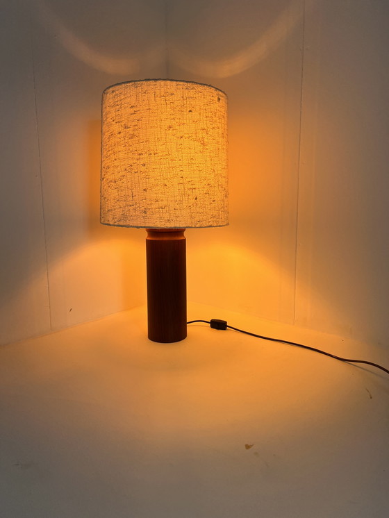 Image 1 of Vintage Teak Table Lamp '60s