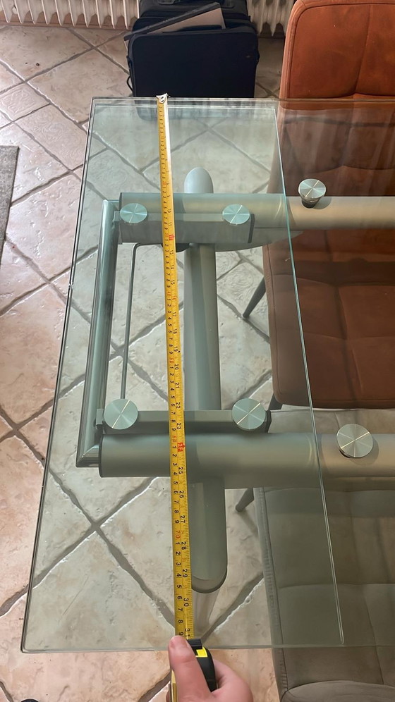 Image 1 of Glass dining table 140x80 extendable