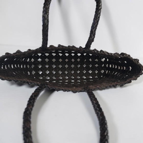 Image 1 of Handcrafted woven chocolate color