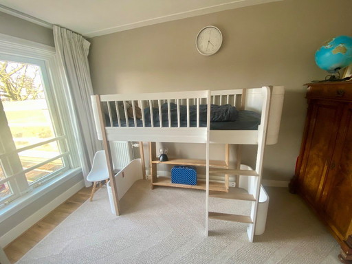 Bed Oliver Furniture | Wood mini | Low loft