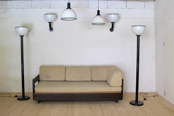 Image 1 of Set van 6 Lita Frankrijk lampen, jaren 1980