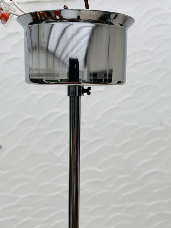 Image 1 of Vintage chrome chandelier