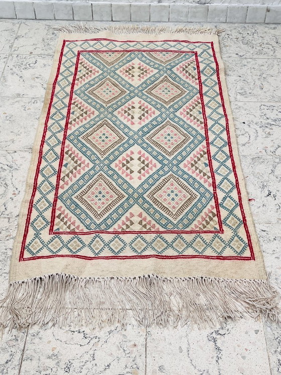 Image 1 of Handmade vintage Tunisian rug