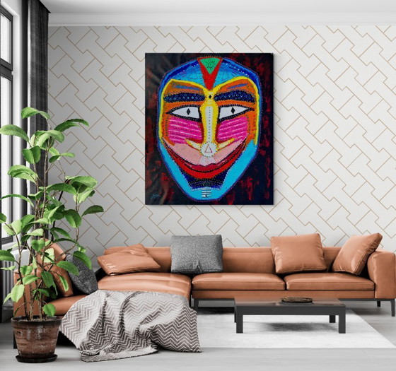 Image 1 of Jovan Srijemac (1962) - Maschera dello Spirito buono