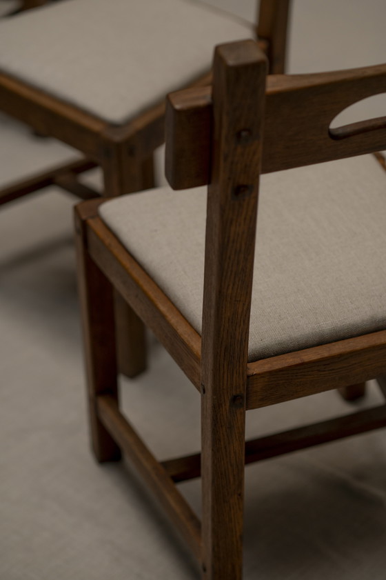 Image 1 of Brutalist Dining Chair Set