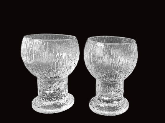 Image 1 of Iittala - 2 grands verres Kekkerit par Timo Sarpaneva