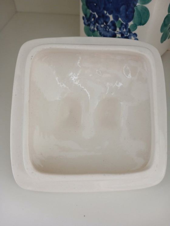 Pot de rangement vintage Wloclawek Fajans Pologne fason 9102 – Accessoires de cuisine, Ceramic (photo 5 of 8)
