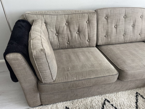 Image 1 of Divano angolare Meubitrend color tortora - 280x228 cm - Usato