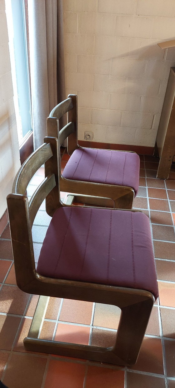 Image 1 of Complete Dining Room Set with Buffet Cabinet, Bar Cabinet, Extendable Table, and Set of Chairs Casala Cantilever