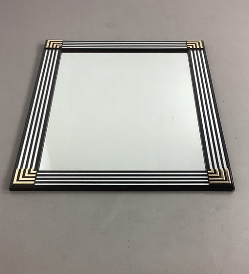 Vintage Deknudt mirror, can be hung horizontally or vertically, seventies design