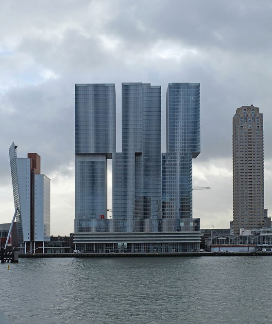 Image 1 of Painting skyline Rotterdam GovArt 60x120