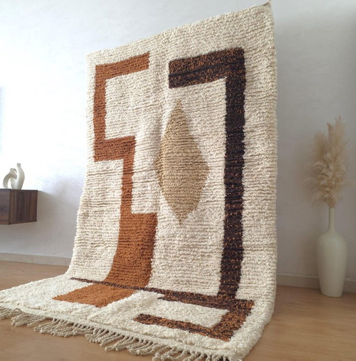 Traditional Handmade Pure Wool Rug 1.5/2.5 M – Aime Té, vloerkleden en tapijten