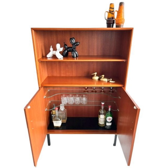 Image 1 of Vintage mid-century teak buffetkast Deens Design barkast 1960's