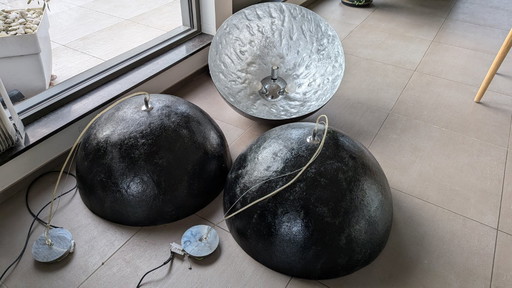 Lámpara colgante Moonface Linea Verdace Diámetro 70cm