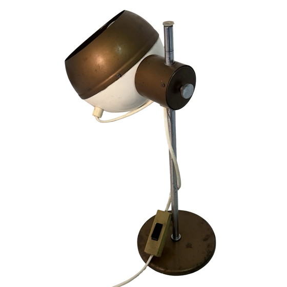 Image 1 of Drukov – 1970er Jahre – Weltraumzeitalter-Design / Pop-Art-Stil – Schreibtischlampe mit Magnethalterung
