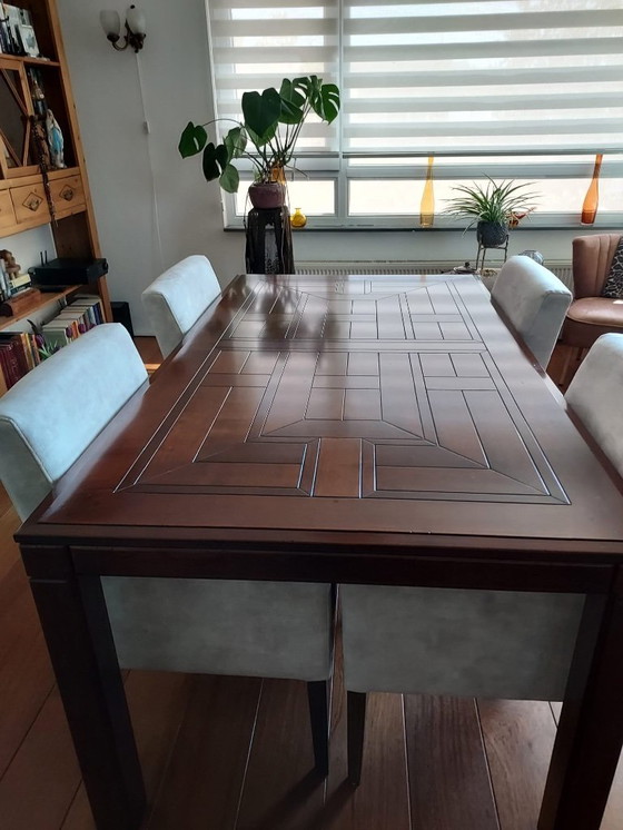 Image 1 of Table à manger en cerisier