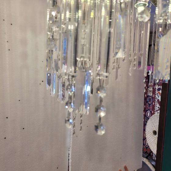 Image 1 of Kandelaber / Kronleuchterkristalle, Hollywood Regency, 90er Jahre - Italien