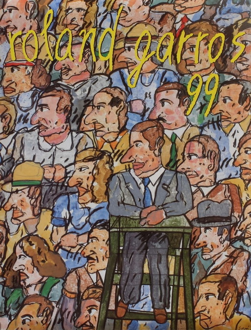 Affiches officielles ROLAND-GARROS 1999 - Antonio Ségui Affiche 1999