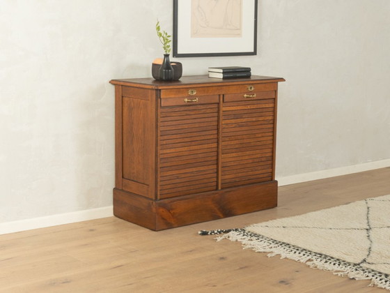 Art Deco rolluikkast – Archiefkasten, Wood, Brass (photo 5 of 14)