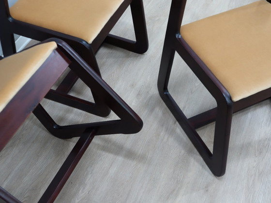 Image 1 of Ensemble de 6 chaises à repas Mario Sabot, Italie 1970