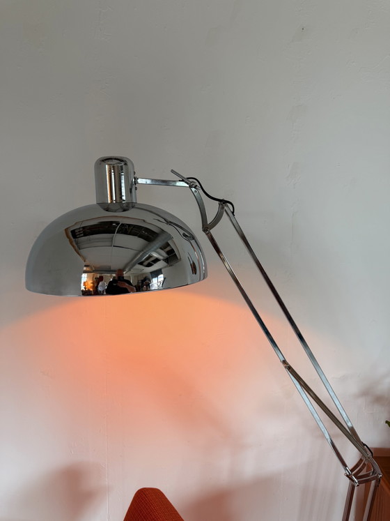 Vintage Adjustable Chrome Architect's Lamp '80s – Floor lights (photo 6 of 9)