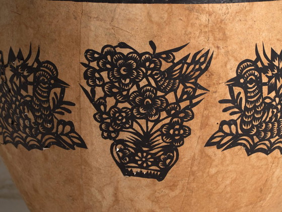 Antiker chinesischer Papier-mâché-Behälter – China, ca. 1900 – Dekorative Objekte, Paper, Rustic (photo 17 of 40)