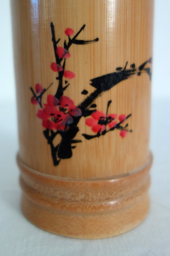 Image 1 of 4 bamboo pots China vintage