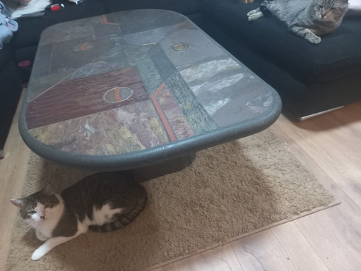 salontafel – Metal, Stone
