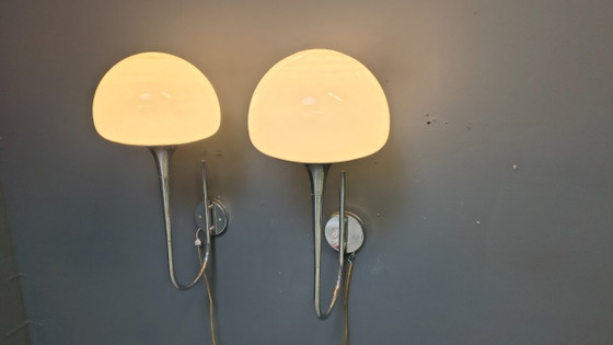 Image 1 of Italienische Mid-Century-Wandlampen von Goffredo Reggiani für Reggiani – 2er-Set