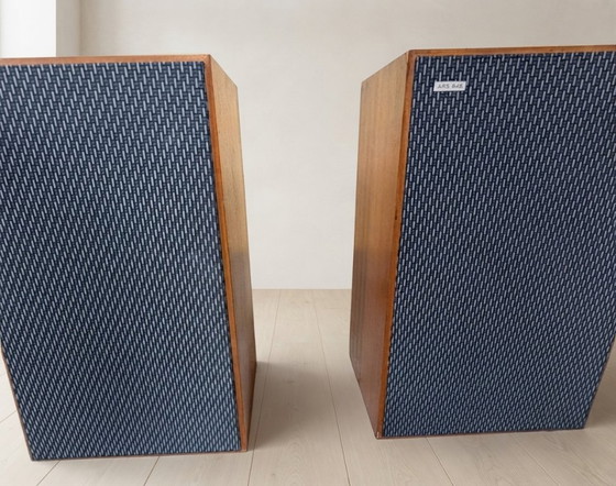 Set van twee Tesla ARS 825 Hi-Fi luidsprekers, vintage houten behuizing, Tsjecho-Slowakije, 66 × 41 × 25 cm (photo 5 of 12)