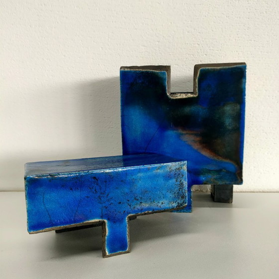Image 1 of Escultura de objeto artístico (estilo-atmósfera Bitossi/japonés/B. Valien/Schäffenacker)