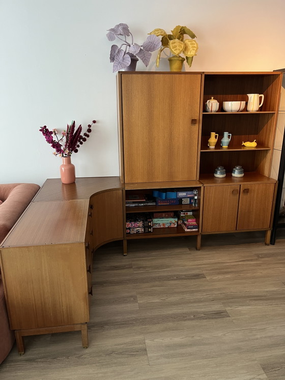 Image 1 of Midcentury original Topform vintage teak wall unit