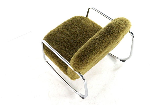 Image 1 of Poltrona a dondolo vintage imbottita