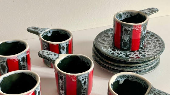 Image 1 of Luc VALLAURIS Kunst Keramische Kopjes